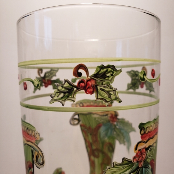 Christmas glasses. Hand painted. - Picture 4 of 5